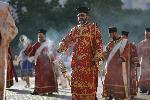 София - полагане на мощите на свети Климент, папа Римски, и свети мъченик Потит в старинния храм „Св. София“