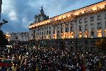 Десетки хиляди протестиращи изпълниха пл. "Независимост" в София