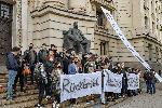 София - Протест пред Софийски университет