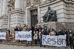 София - Протест пред Софийски университет