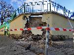 София - Рухнала стена на 18 СУ"Уилям Гладстон"