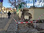 София - Рухнала стена на 18 СУ"Уилям Гладстон"
