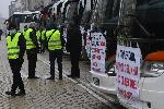 София - Протест на таксиметрови шофьори и автобусни превозвачи