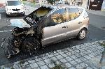 Автомобил горя тази нощ в Бургас