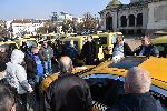 София - Протест на таксиметрови шофьори