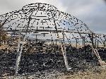 Варна - Опожарено плажно заведение