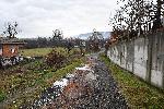 с. Пороминово - Срутване на подпорна стена