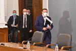 Бойко Борисов взе участие в редовния седмичен брифинг на Националния оперативен щаб