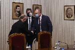 Президентът Румен Радев се срещна с представители на " Демократична  България "