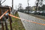 София - Пропадна тротоарът при Медицинска академия