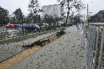 София - Пропадна тротоарът при Медицинска академия