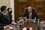 Президентът Румен Радев прие министъра на външните работи на Република Сърбия Никола Селакович
