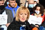 София - Антиправителствен протест заради неизплатени компенсации