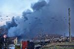 Пожар избухна в района на битпазар Малашевци