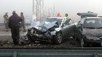 Верижна катастрофа със 7 автомобила край Сандански