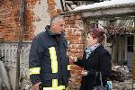 с.Злато поле, обл. Димитровград - Фургон за жена с изгоряла къща