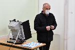 Доцент Мангъров от АБВ гласува с маска в НПМГ София