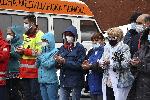 Медици от Спешна помощ сведоха глава пред паметта на колегите си, загубили битката с Covid-19