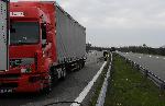 Заспал водач на ТИР изкриви над 80 метра мантинели на магистрала „Марица“