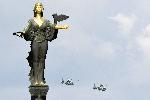 София - Съвместни полети на вертолети и самолети от състава на ВВС