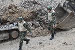 София - Прибиране на авиационната бомба от булевард "Македония"