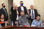 София - Парламент - Заседание на Временната комисия за проверка на предишното управление, за изслушване на земеделеца Илчовски