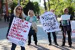 Варна - Протест срещу изсичането на гора