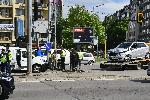 Вежди Рашидов катастрофира на възлово столично кръстонище
