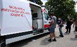 Варна - Временен мобилен пункт за ваксинация срещу Covid-19
