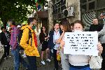 Протест в защита на изненадващо пенсионирания проф. Кантарджиев