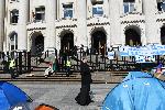 Протестиращи блокираха входовете на Съдебната палата