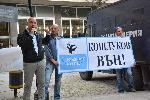 Протестиращи искат оставката на Емил Кошлуков пред БНТ