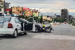 Моторист пострада след сблъсък с лек автомобил в столицата