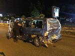 Автомобил отнесе бус, спрял на аварийни на Околовръстното в София