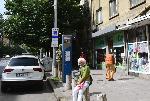 София - Инцидент - Паднало парче от фасадз