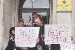 София - Протест спортно министерство - Стъки