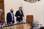 София - Среща на Стефан Янев и синдикатите
