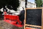 София - Протест срещу гушенето за гъши и патешки дроб за „фоа гра"
