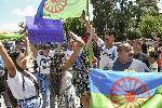 Роми протестираха в центъра на София