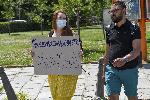 София - Протест на роми