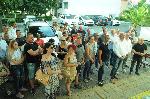 Бургас - Протест пред полицията в Поморие