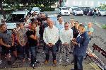 Бургас - Протест пред полицията в Поморие