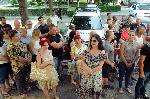 Бургас - Протест пред полицията в Поморие