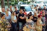 Бургас - Протест пред полицията в Поморие