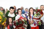 София - Борба - Посрещане на бронзовите медалистки от Токио