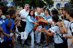 Плевен - Посрещане на олимпийските шампиони Ивет Горанова и Стойка Кръстева