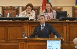 СОФИЯ - Заседание на Парламента за гласуване на правителство на ИТН