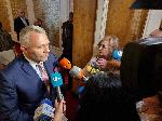 СОФИЯ - Заседание на Парламента за гласуване на правителство на ИТН