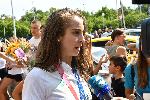 СОФИЯ - Летище София - Посрещане на олимпийските ни шампионки от ансамбъла по художествена гимнастика