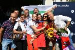 СОФИЯ - Летище София - Посрещане на олимпийските ни шампионки от ансамбъла по художествена гимнастика